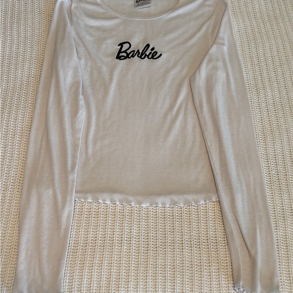 Barbie Tops - Barbie White Apparel Tag